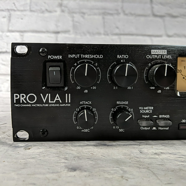 Art Pro VLA II 2Channel Vatrol / Tube Leveling Amplifier Evolution Music