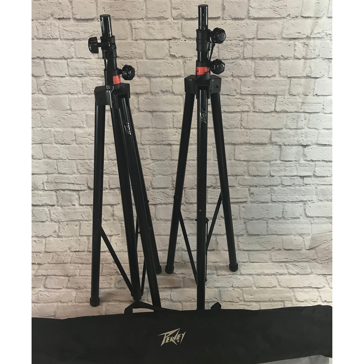 Peavey Speaker Pole Stands Pair w Bag