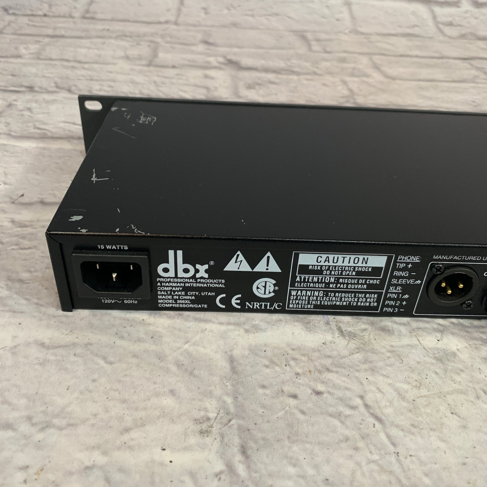 dbx 266XL Compressor/Gate - Evolution Music