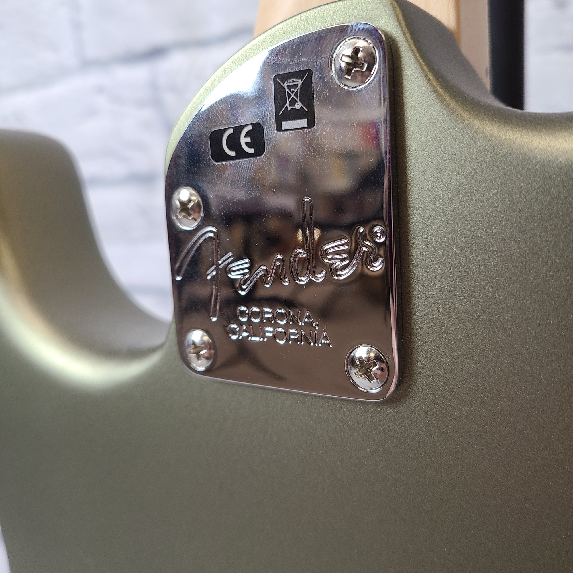 Fender American Elite Stratocaster MN SA Maple Fretboard - Satin Jade Pearl
