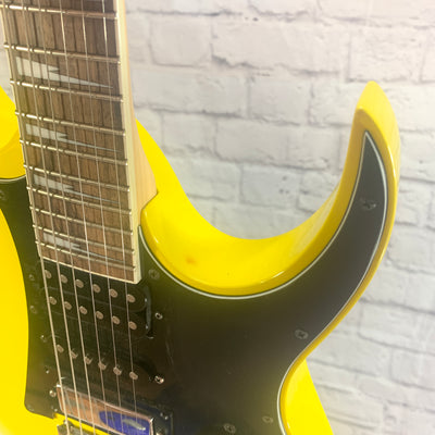 Ibanez GRG150DXS Yellow Electric Guitar Modified