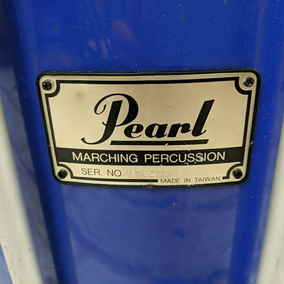 Pearl 14" by 12" Free Floating Marching Snare Blue