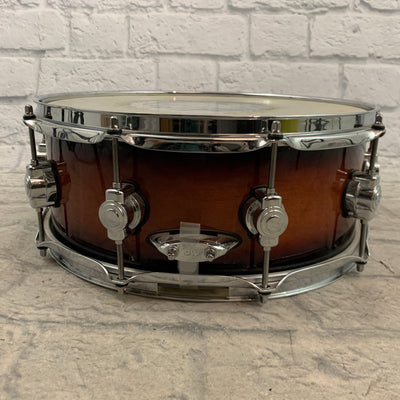DW Design Series Frequent Flyer Snare 5.5" x 14" - Tobacco Fade