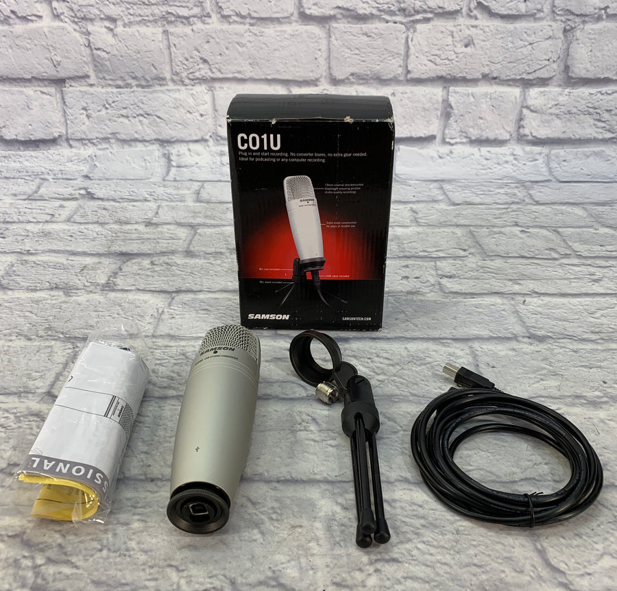 Samson C01U USB Studio Condenser Microphone w/ Software