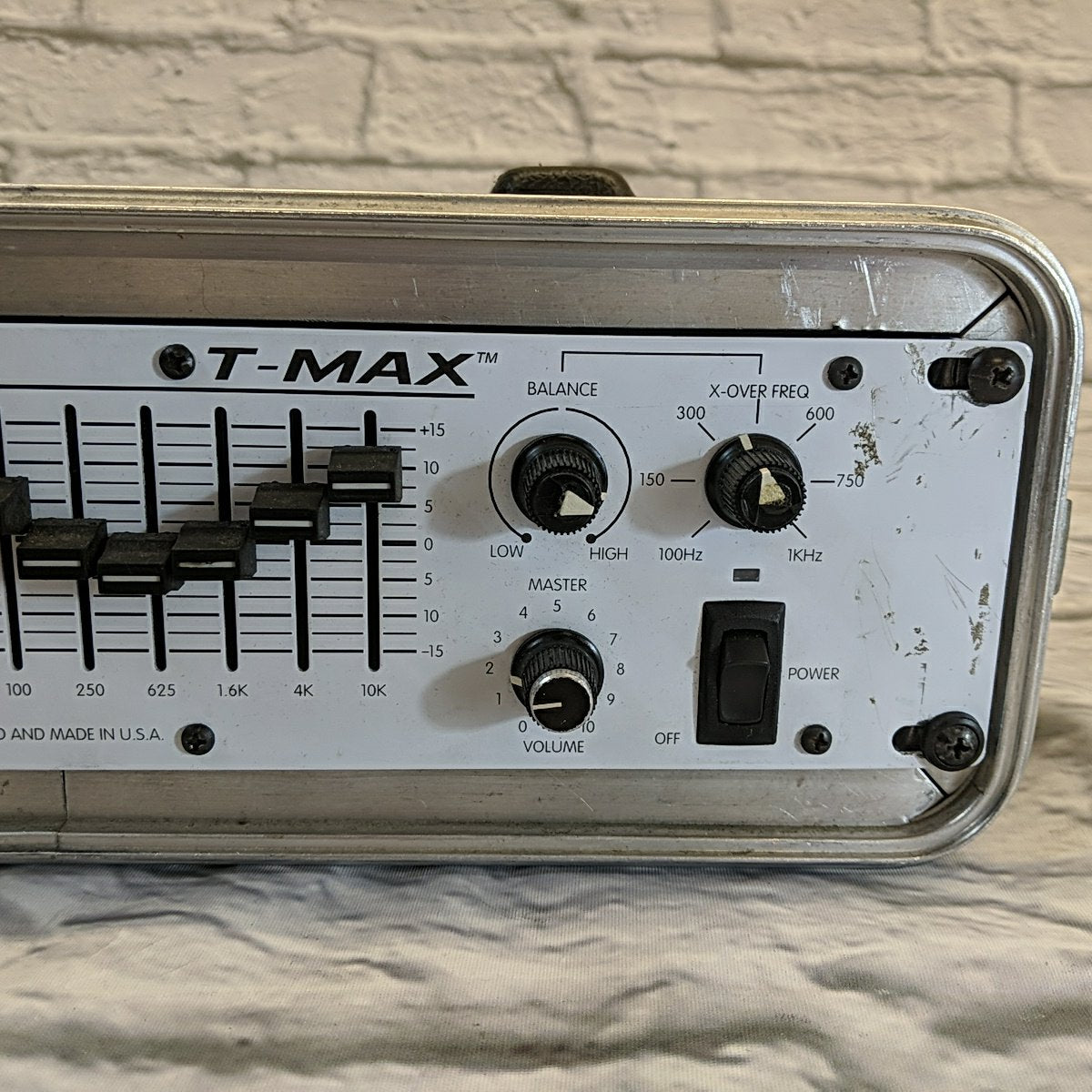 Peavey T-Max 500 Watt Rack Bass Amplifier Head USA 2 Channel Tube Solid  State w/ SKB Rack Case