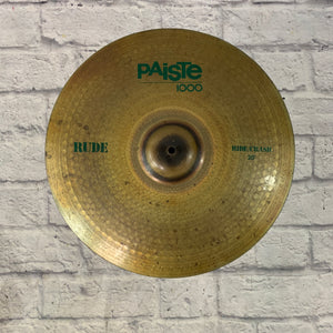 Paiste Rude 1000 20" Crash Ride Cymbal