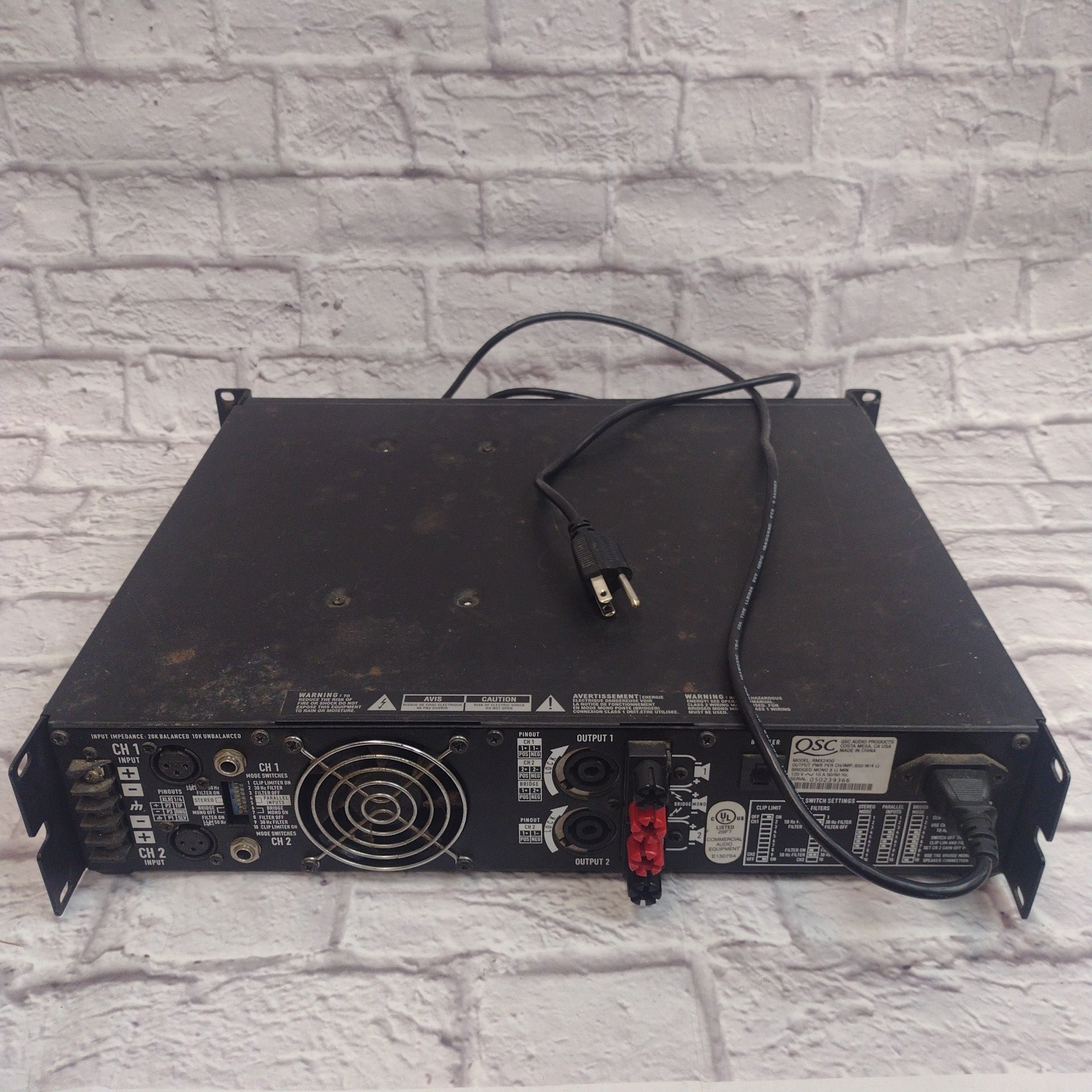 QSC RMX 2450 Power Amp