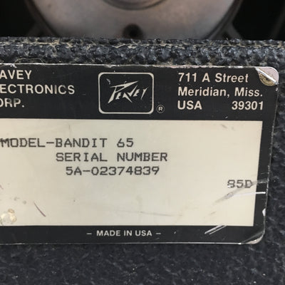 Peavey Bandit 65 Guitar Combo Amp As-Is