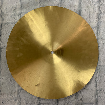 Unknown 16" Rolled Metal Crash Cymbal