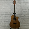 Washburn WCG66SCE Solid Cedar Top Spalted Acoustic Electric Guitar