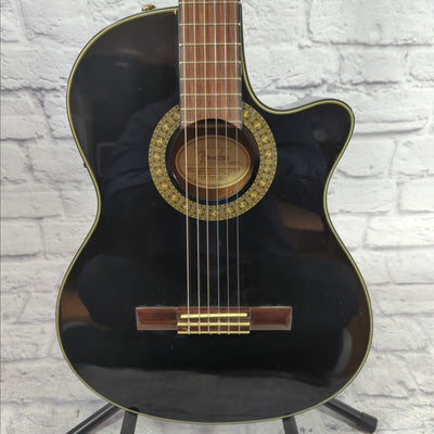 Fender CN-240SCE Thinline BLK Acoustic Guitar