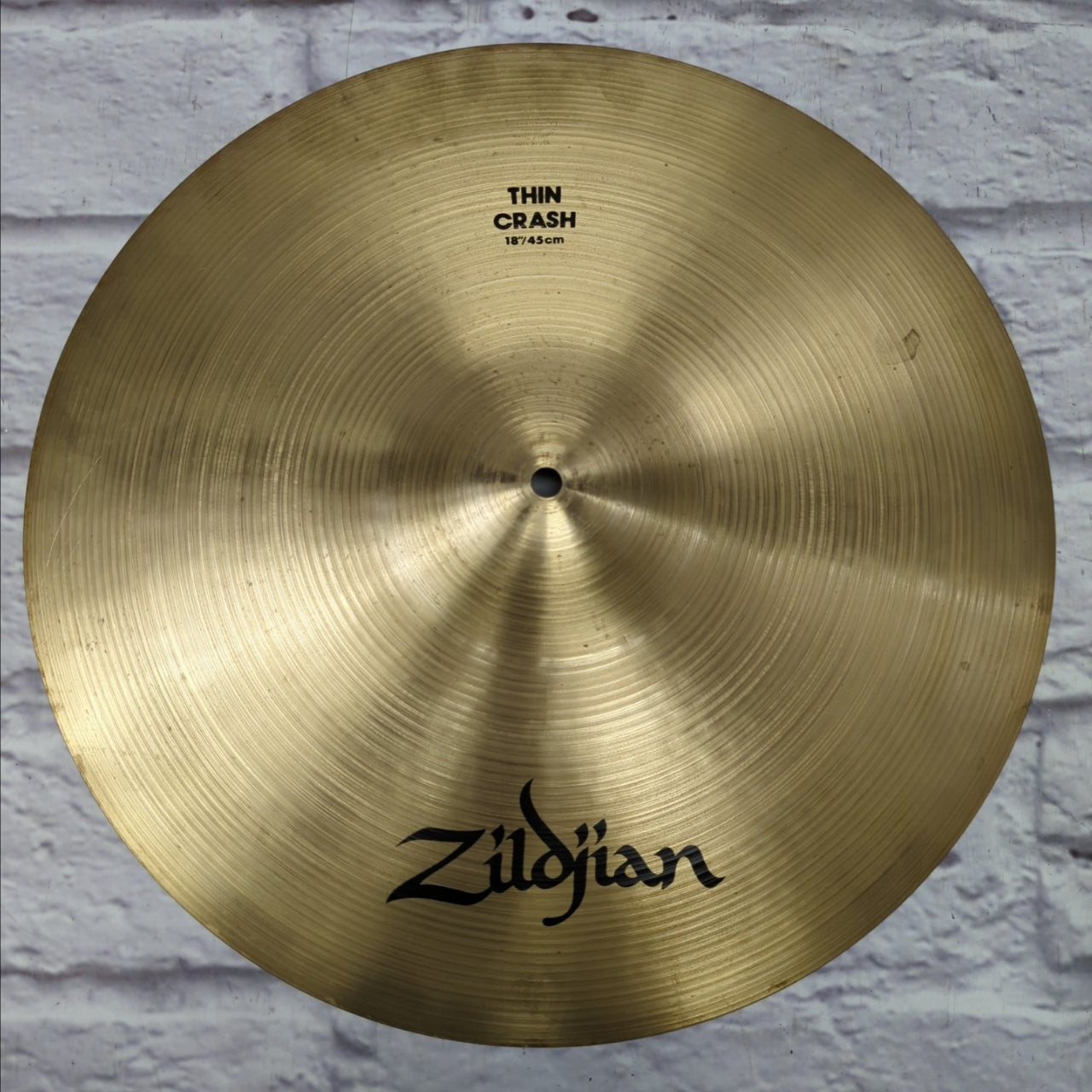Zildjian Thin Crash 18" 45cm Crash Cymbal 1400g 1981-1992 (“CO.” Stamp)