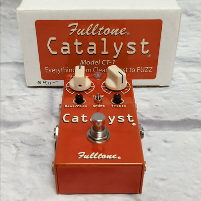 Fulltone CT-1 Catalyst Boost Overdrive Fuzz Distortion Guitar Effect P -  Evolution Music
