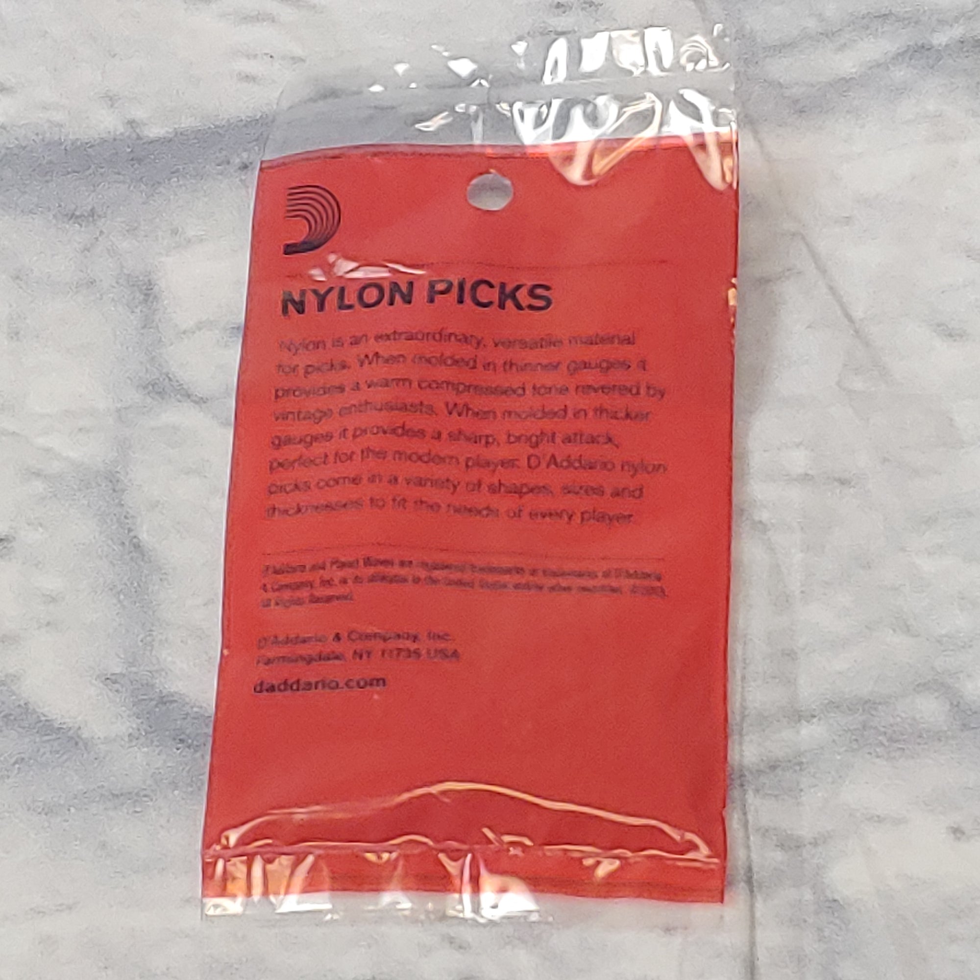 D'Addario Planet Waves Nylon Picks Nylflex Set of 10 Medium Gauge .75 mm