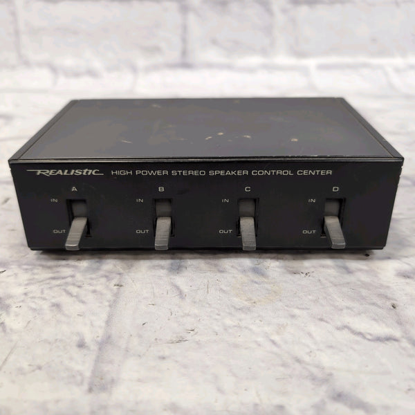 Radio Shack Realistic Hi Power Stereo Speaker Control Center ...