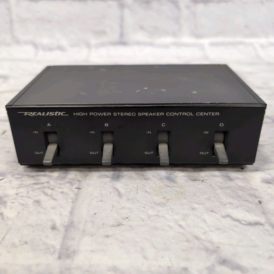 Radio Shack Realistic Hi Power Stereo Speaker Control Center
