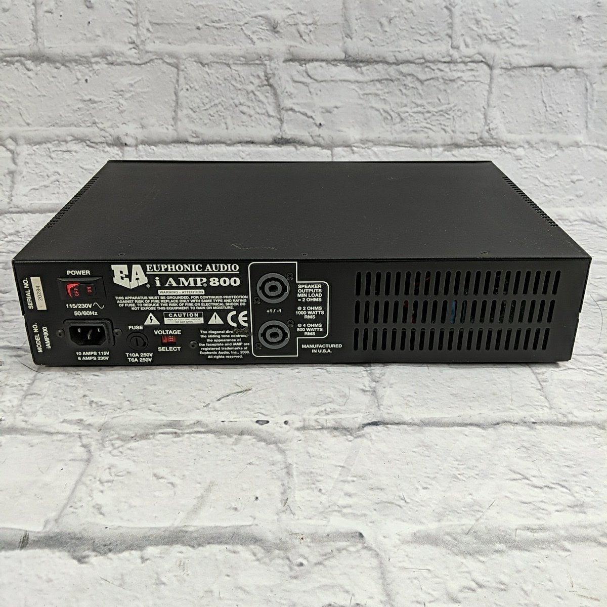 Euphonic iAmp800 Class D Bass Amp Head