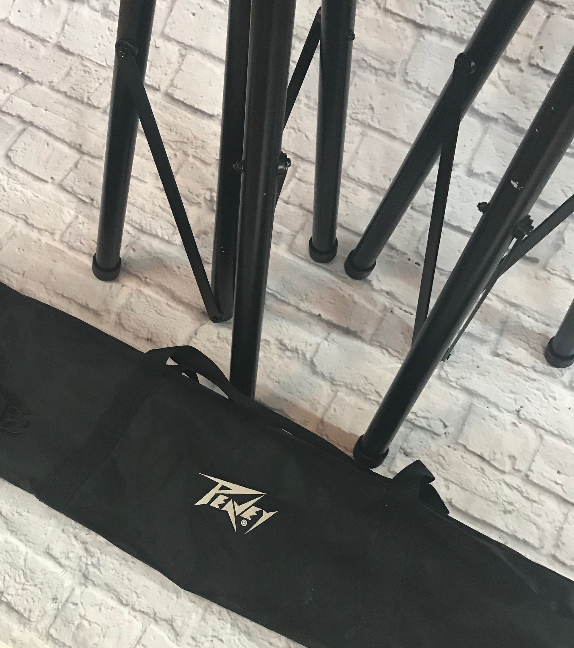 Peavey Speaker Pole Stands Pair w Bag