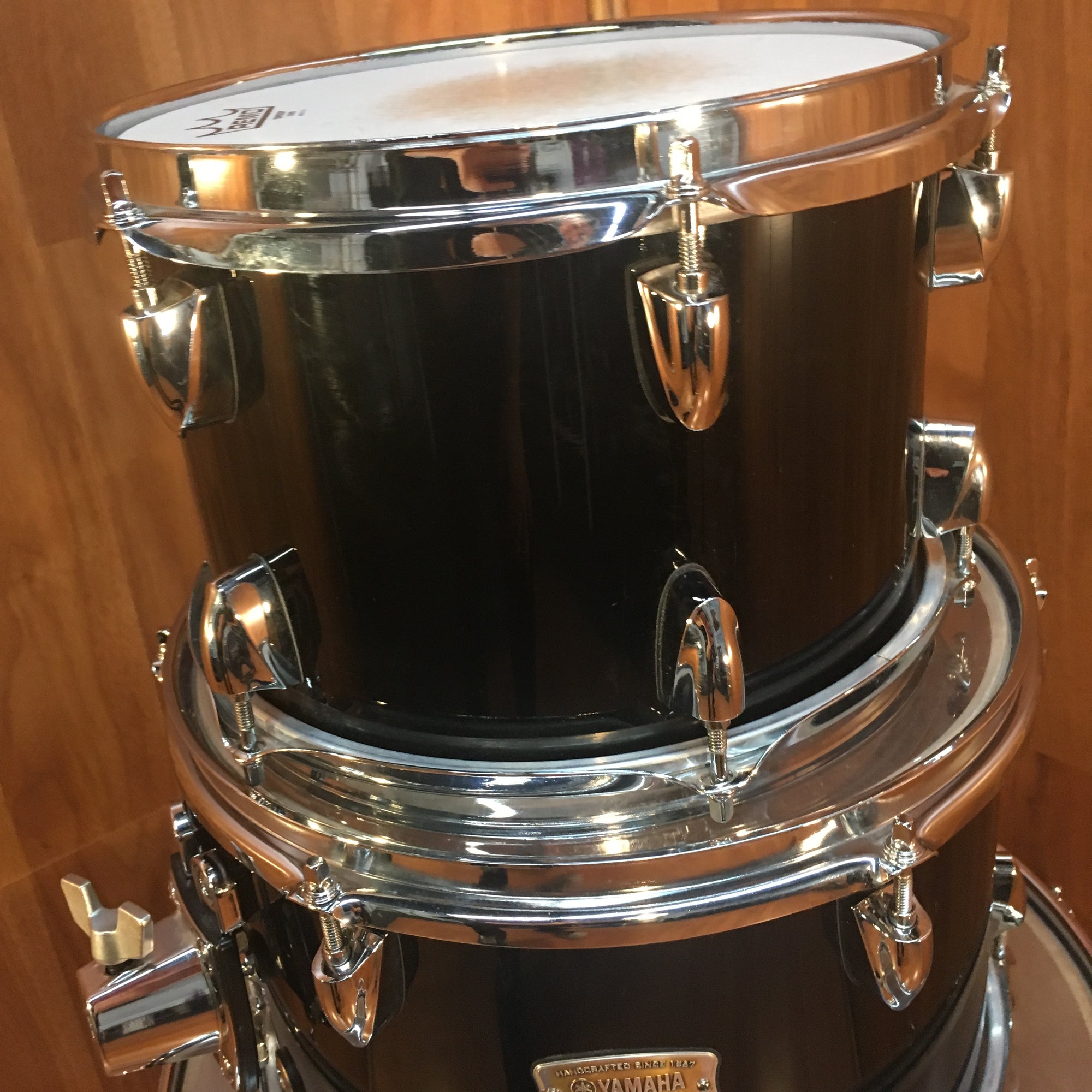 Yamaha Stage Custom Birch Black 3 piece Tom Set