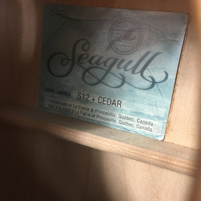 Seagull S12 + Cedar Acoustic Guitar