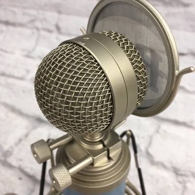 Blue Bluebird Condensor Microphone w/ shock mount pop filter