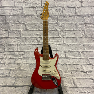 Bently Half Size Electric Guitar Red