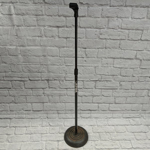 Ultra Round Base Straight Microphone Stand