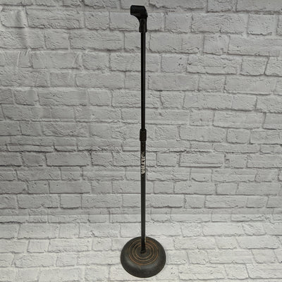 Ultra Round Base Straight Microphone Stand