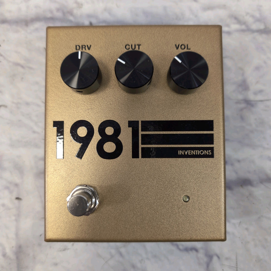 1981 Inventions DRV Overdrive Nickel Plated Edition Pedal