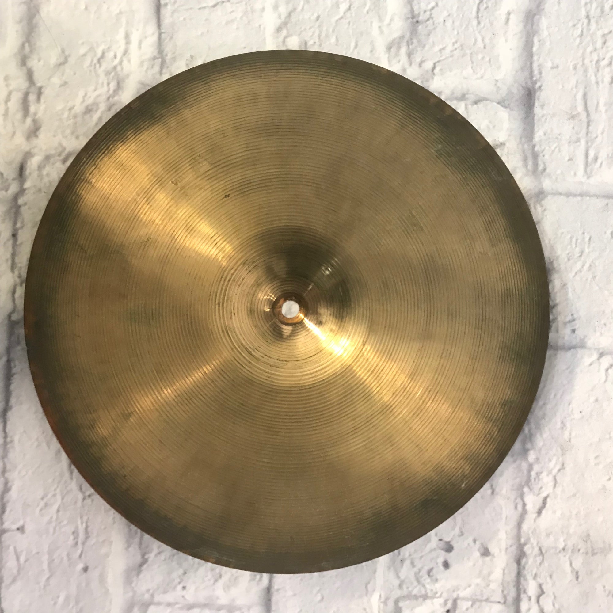 Vintage 1960s Hayman British 14in Hi Hat Cymbal Pair