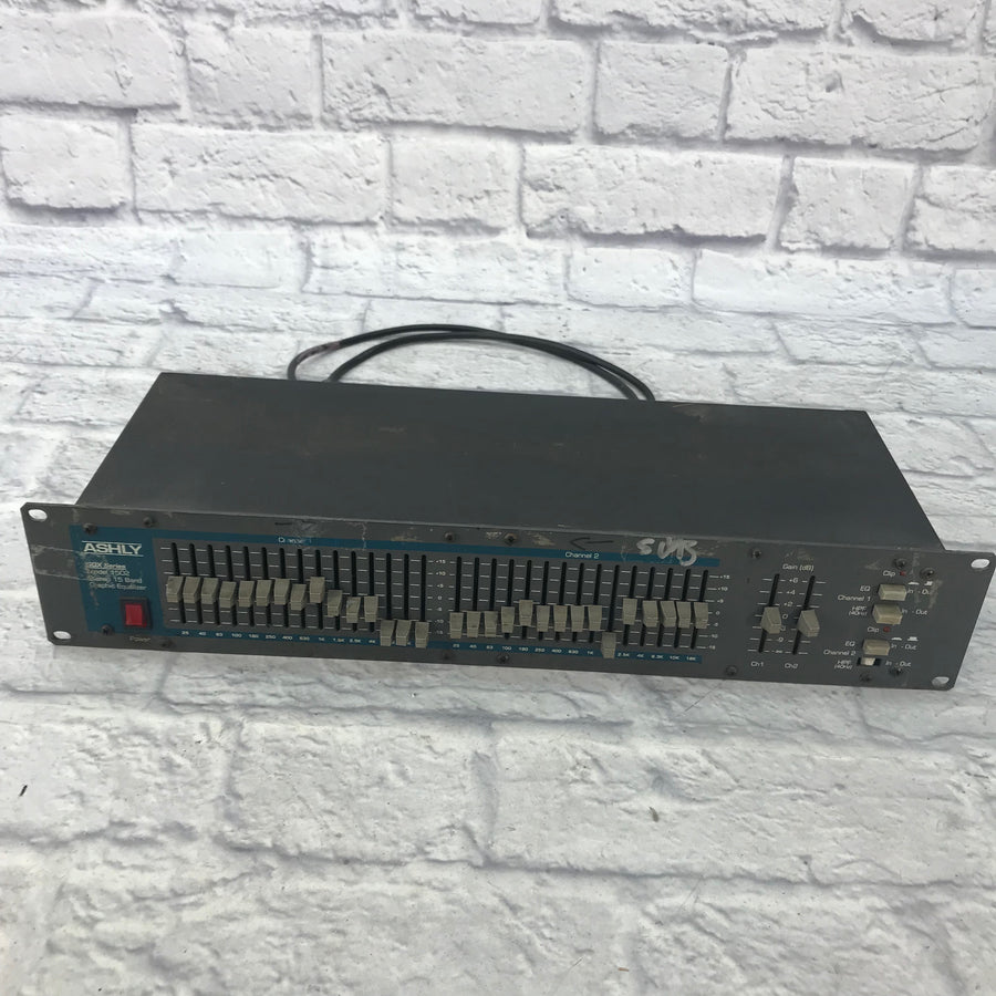 Ashly GQX-1502 2 Channel 15 Band Graphic Equalizer