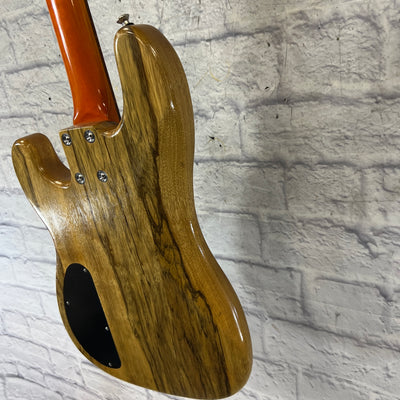 Warmoth Custom Black Korina P-bass w/ Rosewood Fretboard
