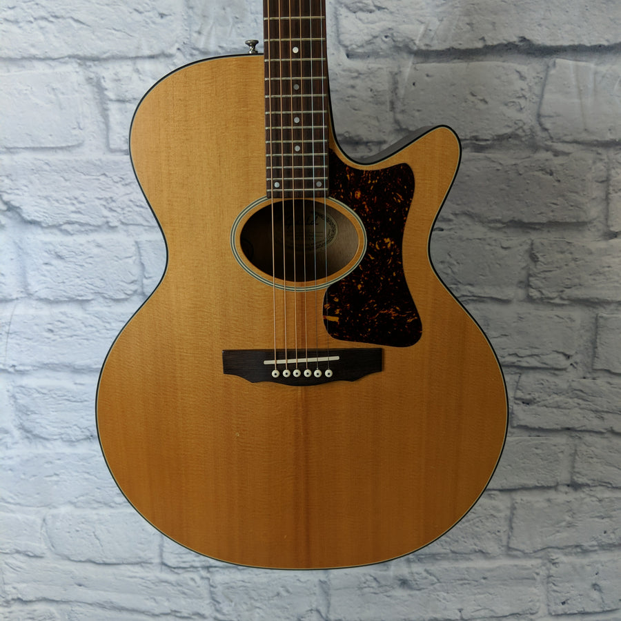 Guild F4NT Thin Body Concert Acoustic/Electric Guitar with Fishman Pickup