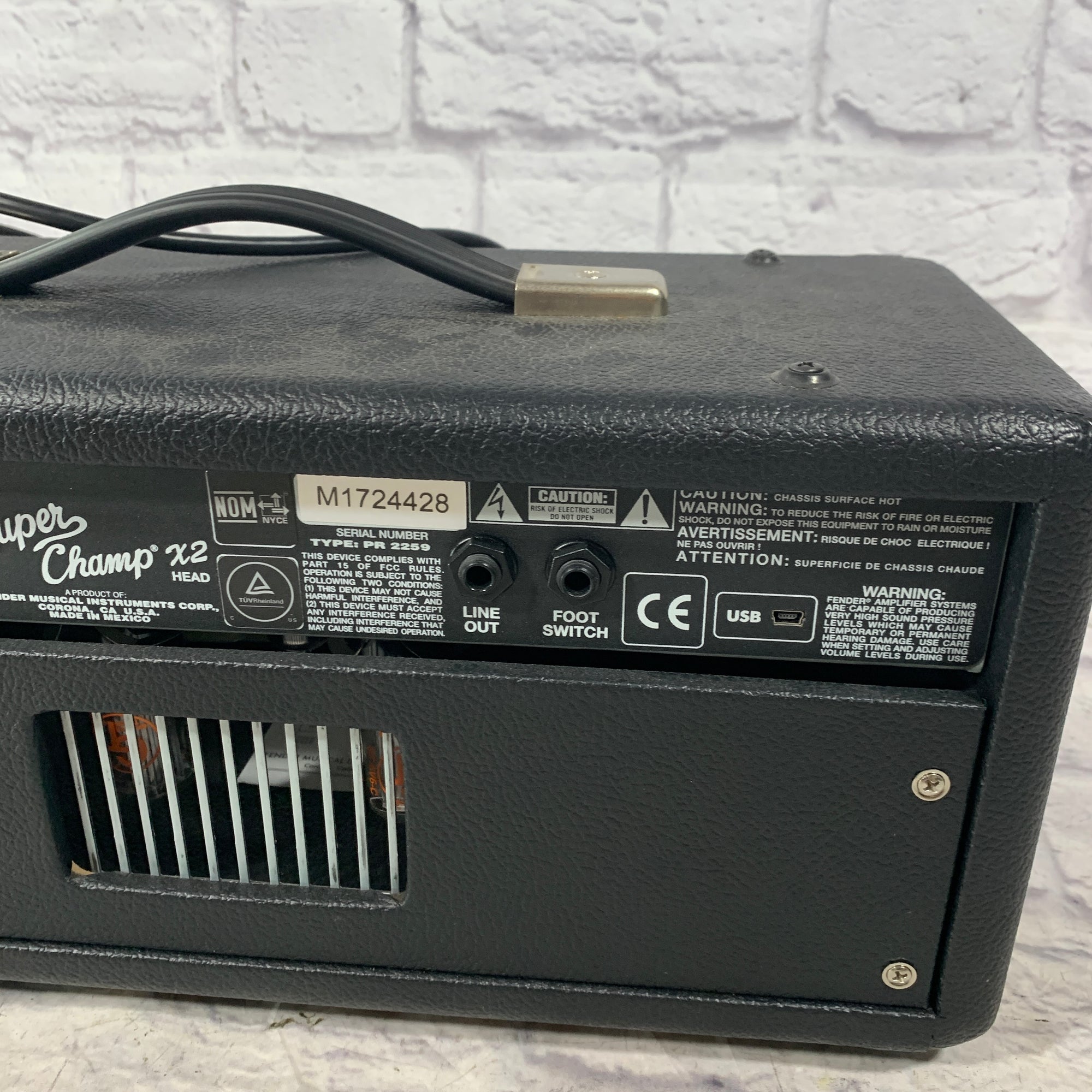 Fender Super Champ X2 15W Amp Head Evolution Music