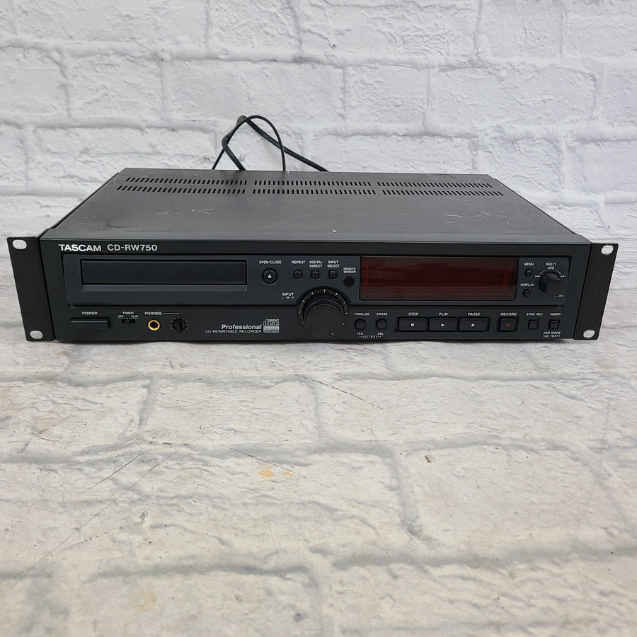Tascam CD-RW750 Rackmount Compact Disc Recorder