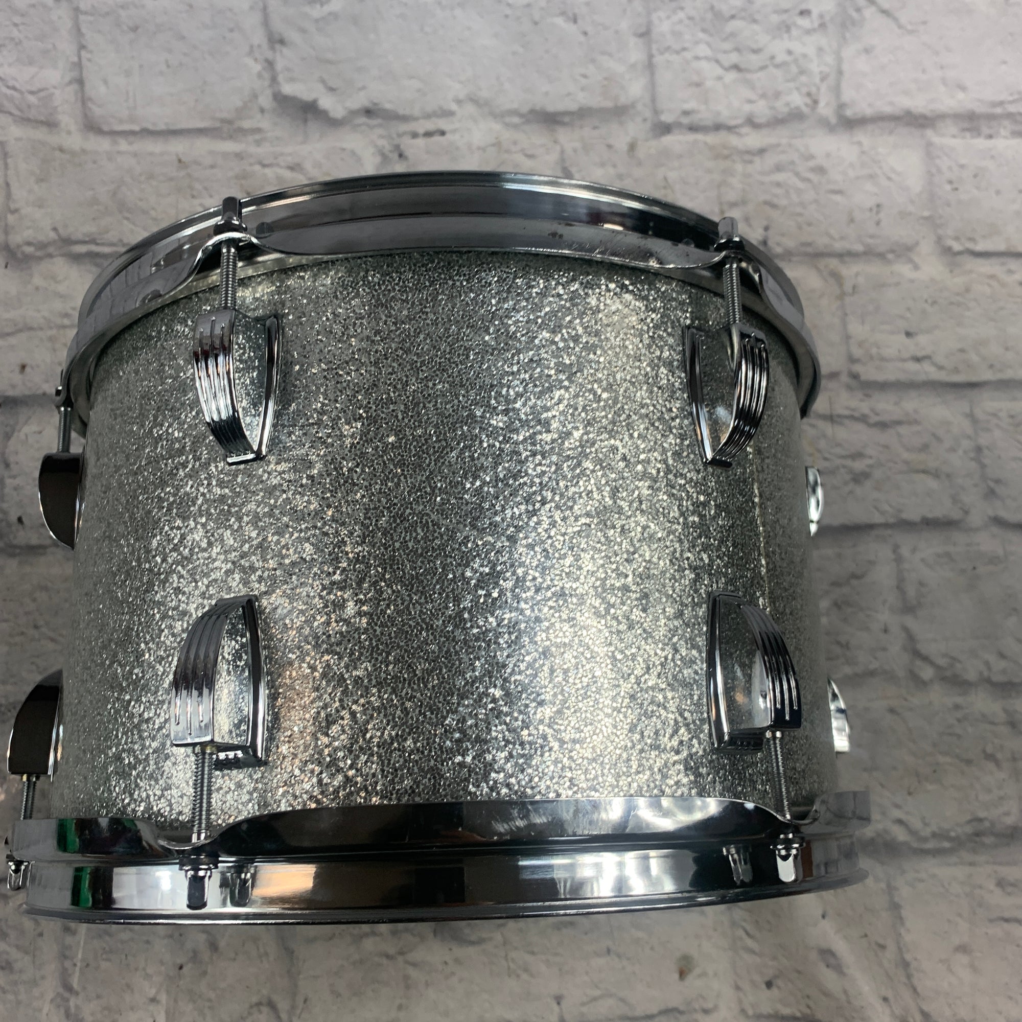 Ludwig 12x8 Silver Sparkle 1990s Rack Tom