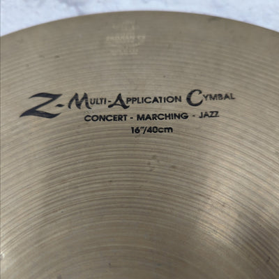 Zildjian Avedis Multi Application Cymbal Concert Marching Jazz 16"