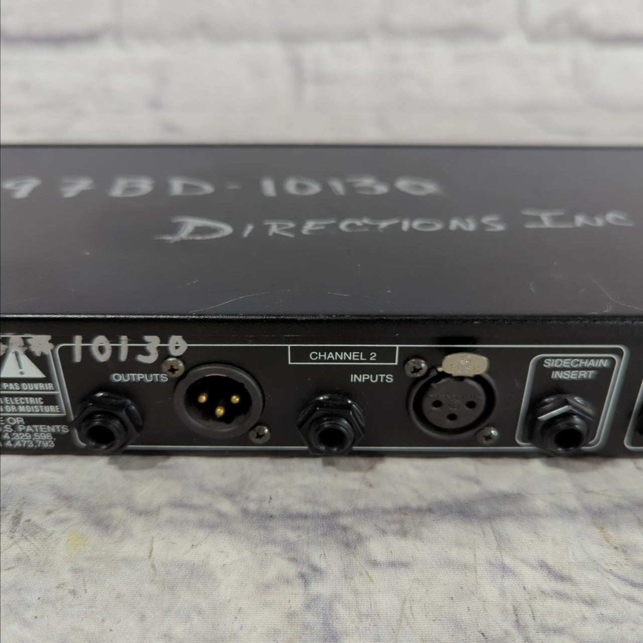 DBX 166A Compressor Limiter Rack Unit