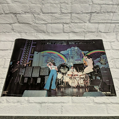 Vintage 1976 The Who Poster Large 35x23"