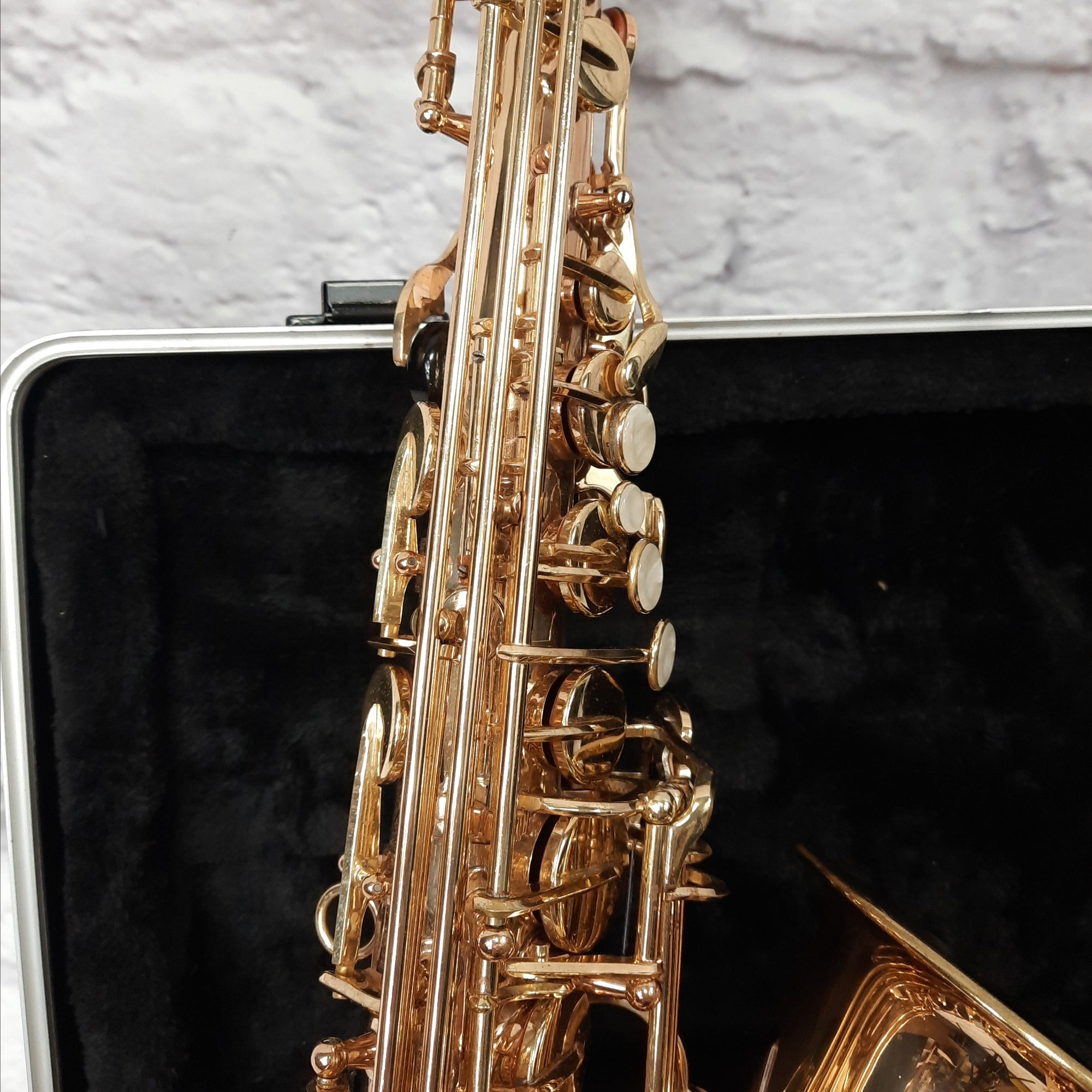 Hunter HAS6430YL Saxophone w/Case (Bent Horn)