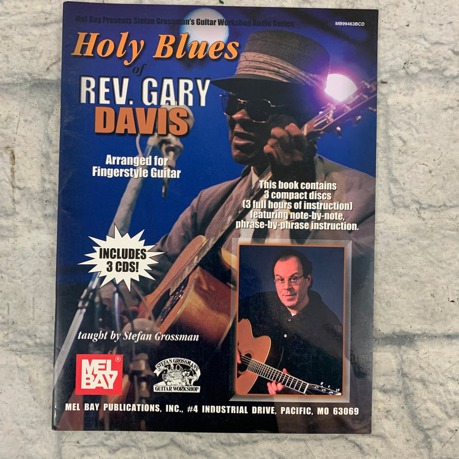 Mel Bay Holy Blues of Rev. Gary Davis Guitar Book