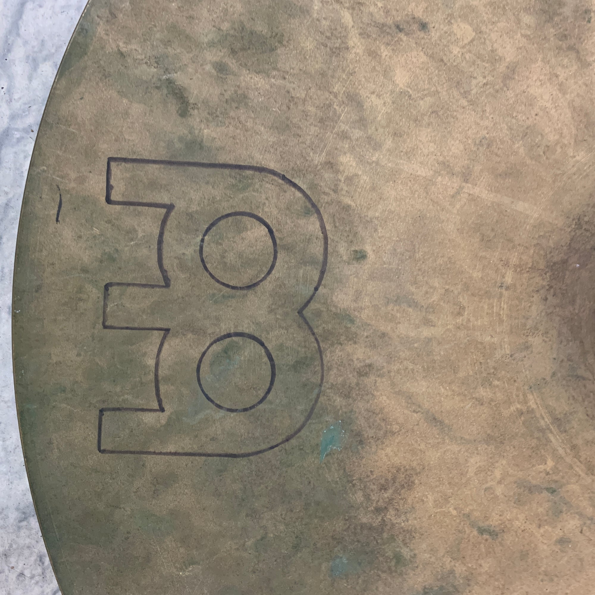 Meinl Byzance Dark 22" Raw Bell Ride Cymbal