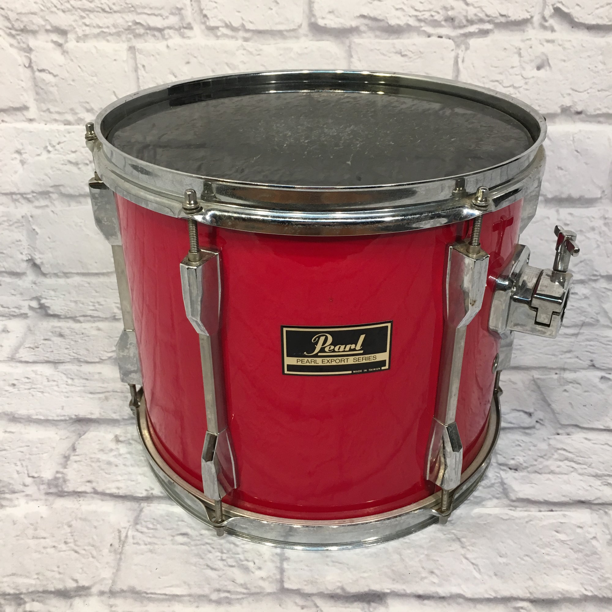 Pearl Export 5 Piece Drum Kit Red 22 16 14 13 12