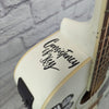 Glen Burton GA204CE-WH Spruce Top Cutaway Mahogany Neck 6-String Acoustic Electric Guitar - White