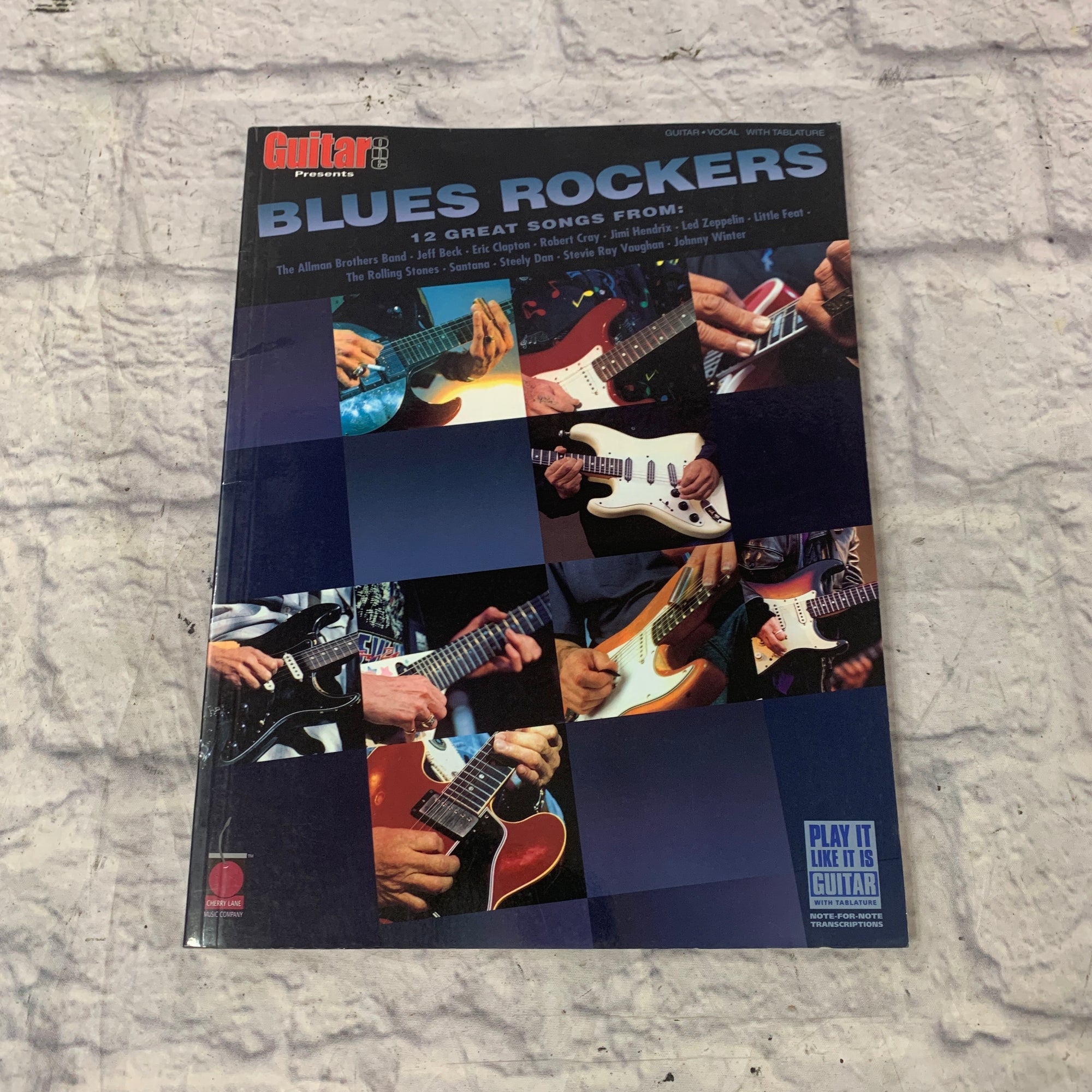 Guitar One Presents Blues Rockers Guitar Vocal with Tab Book