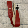 Levy's Red Leather 2.25" Guitar Strap