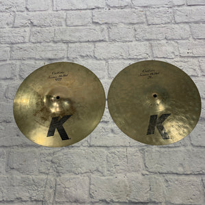 Zildjian K Custom Session 14 Inch Hi Hat Cymbal Pair