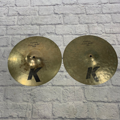 Zildjian K Custom Session 14 Inch Hi Hat Cymbal Pair