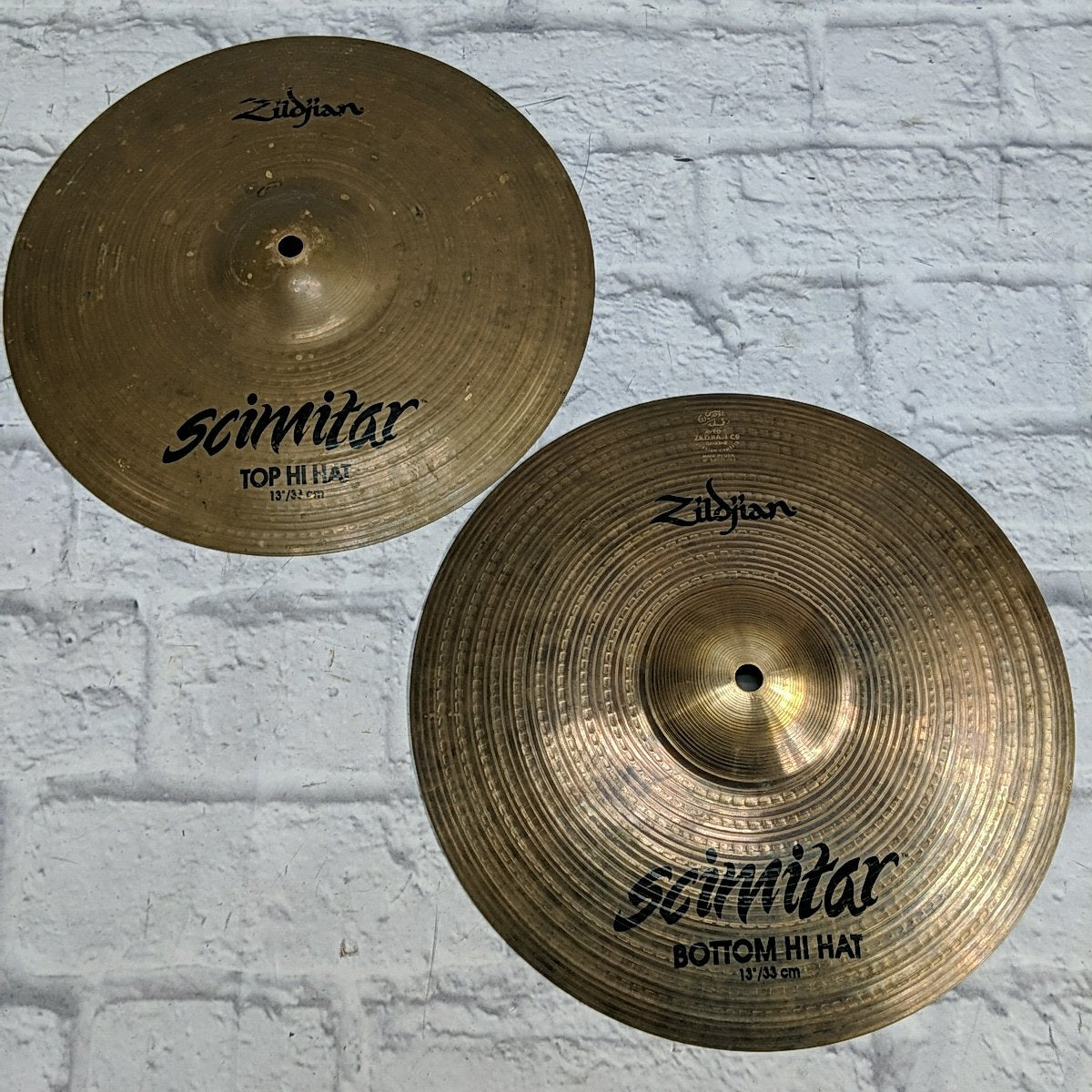 Zildjian 13 Scimitar Hi Hat Cymbal Pair