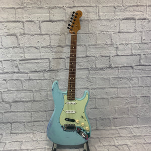Fender Partscaster Strat Daphne Blue Electric Guitar